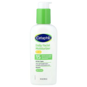 Cetaphil - Hidratante Facial Diário com Protetor Solar FPS 15 Sem Perfume 120 ml
