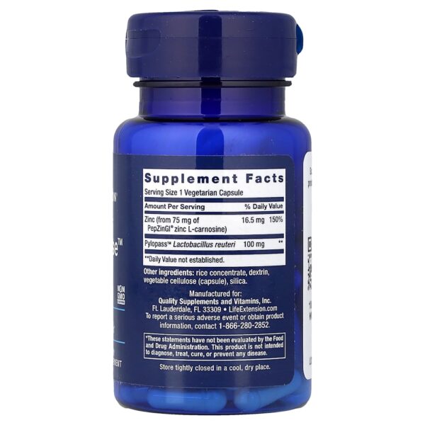 Life Extension - Gastro-Ease 60 Cápsulas Vegetarianas
