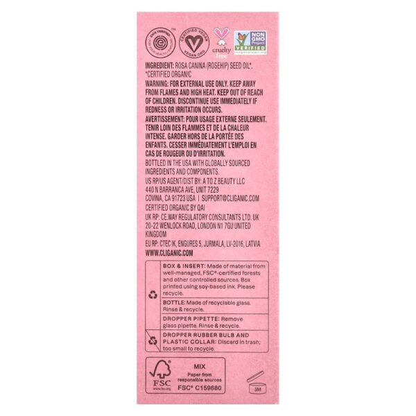 105.jpg Cliganic - Drop of Luminosity Óleo de Rosa-Mosqueta Orgânico 30 ml