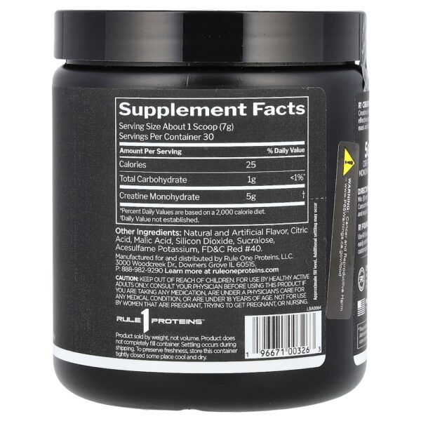 Rule One Proteins - Creatina Ponche de Frutas 210 g