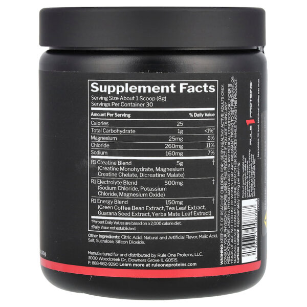 Rule One Proteins - Charged Creatina Cone da Snow 240 g