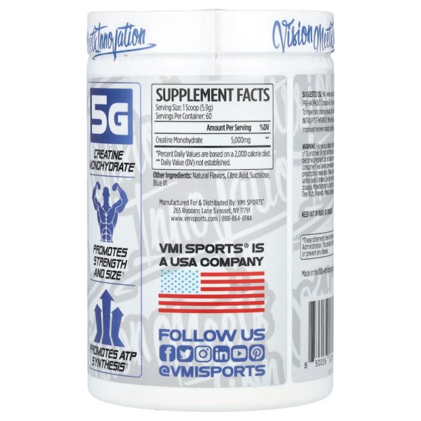 VMI Sports - Creatina Mono-Hidratada Heritage Pop 354 g