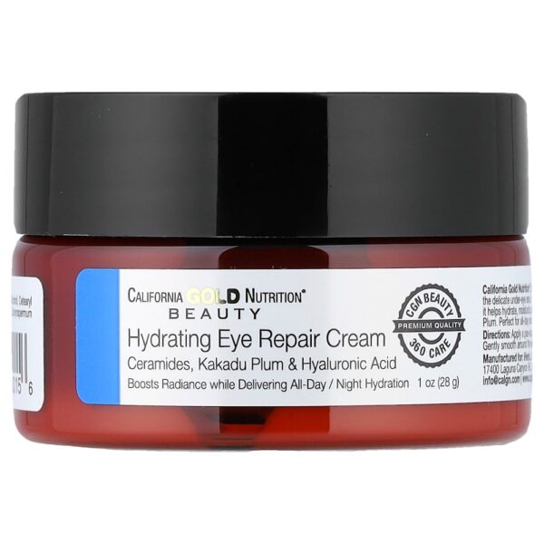 California Gold Nutrition - Beauty Creme Reparador e Hidratante para a Área dos Olhos 28 g