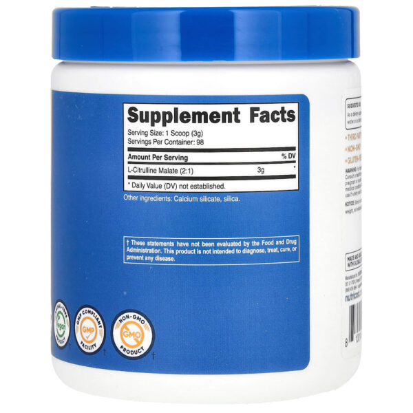 Nutricost - Malato de L-Citrulina 2:1 Sem Sabor 300 g