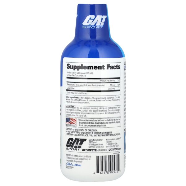 GAT - Sport L-Carnitina Maçã Verde 3.000 mg 473 ml