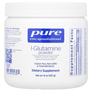 Pure Encapsulations - L-Glutamina em Pó 227 g