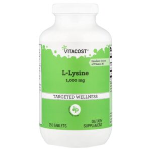 Vitacost - L-lisina 250 Comprimidos