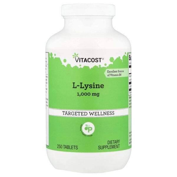 11-55.jpg Vitacost - L-lisina 250 Comprimidos