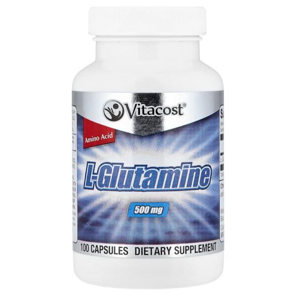 Vitacost - L-Glutamine 500 mg 100 Capsules