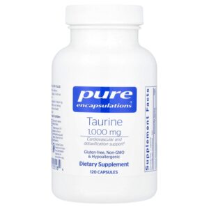 Pure Encapsulations - Taurina 1,000 mg 120 Cápsulas