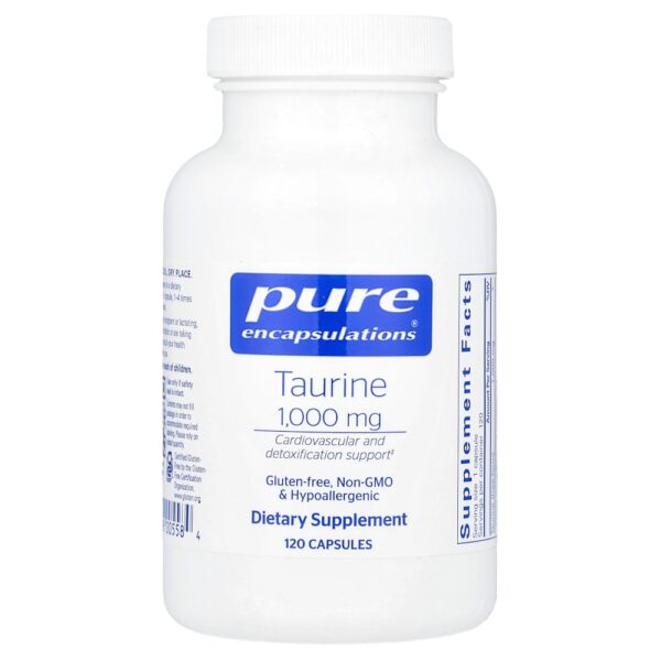 Pure Encapsulations - Taurina 1,000 mg 120 Cápsulas