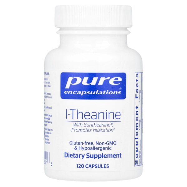 Pure Encapsulations - L-Theanine 120 Cápsulas (200 mg por Cápsula)