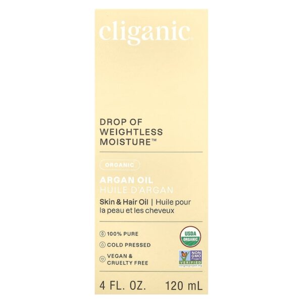 Cliganic - Drop of Weightless Moisture Óleo de Argão Orgânico 120 ml