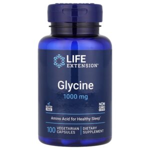 Life Extension - Glicina 1.000 mg 100 Cápsulas Vegetarianas