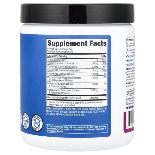 Nutricost - Desempenho Creatina + Hidratação Uva 276 g