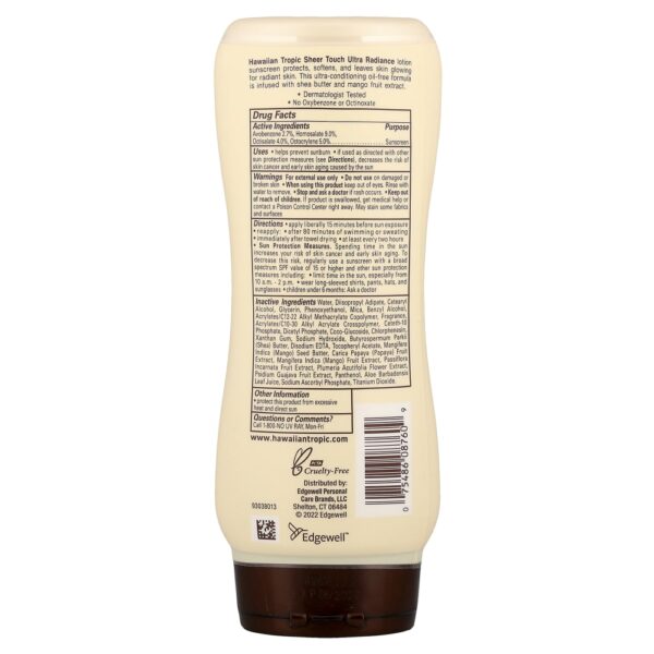 12-32.jpg Hawaiian Tropic - Sheer Touch Loção de Protetor Solar FPS 50 235 ml