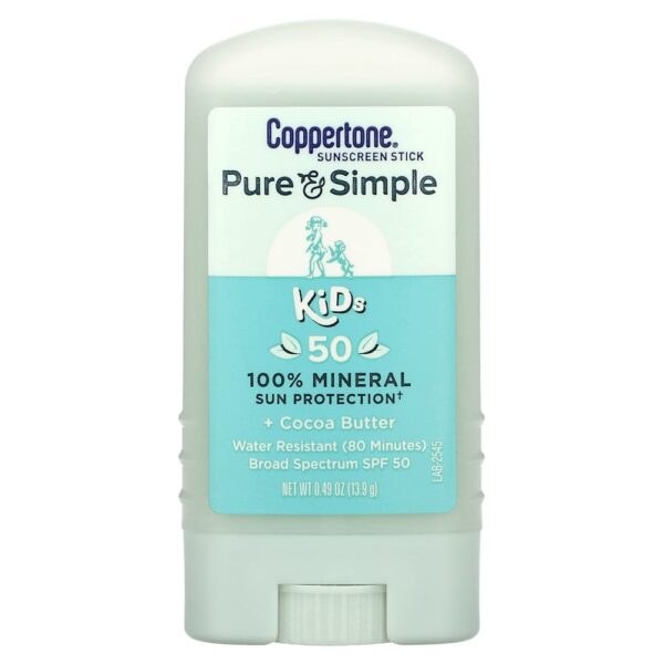 Coppertone - Kids Pure & Simple Protetor Solar em Bastão FPS 50 14 g