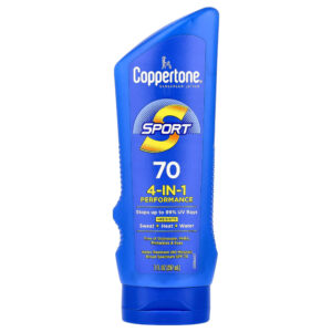 Coppertone - Esporte Loção de Proteção Solar Desempenho 4 em 1 FPS 70 205 ml