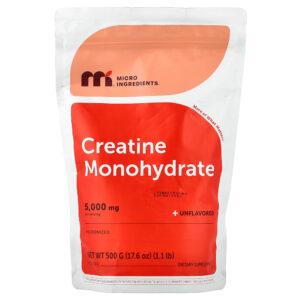 Micro Ingredients - Creatina Mono-hidratada em Pó Sem Sabor 500 g