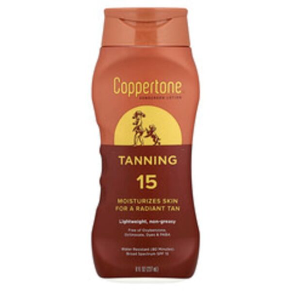 Coppertone - Bronzeamento artificial Loção de proteção solar FPS 15 235 ml