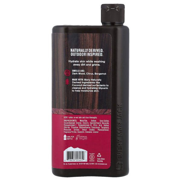 Every Man Jack - Sabonete Líquido Hidratante Carvalho Carmesim 500 ml