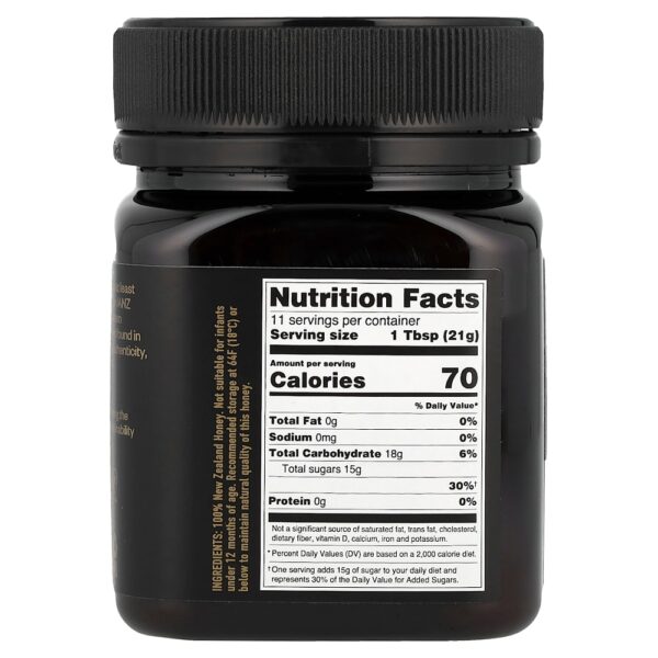 Egmont Honey - Mel de Manuka Cru e Não Pasteurizado UMF 23+ MGO+ 1.050 250 g
