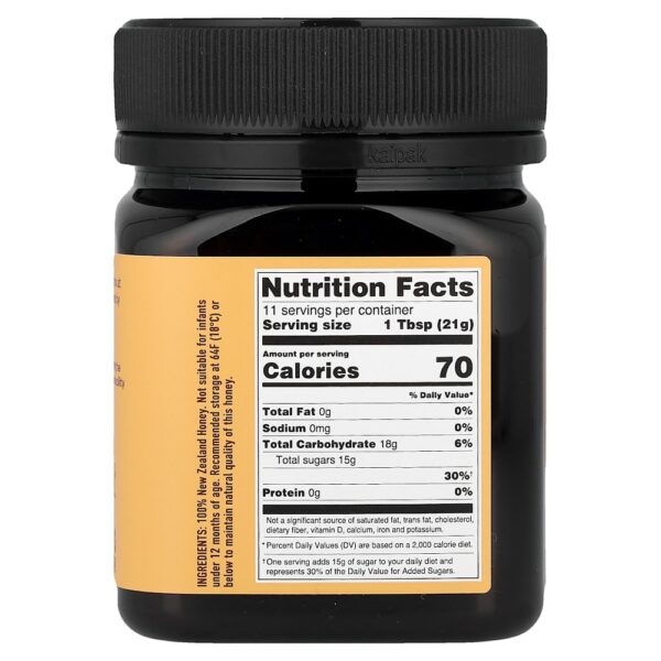 12-75.jpg Egmont Honey - Mel de Manuka Cru e Não Pasteurizado MGO 100+ 250 g