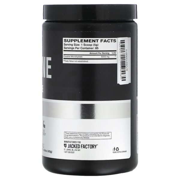 Jacked Factory - Essential Series Creatina Mono-hidratada Sem Sabor 425 g