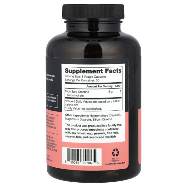Legion Athletics - Creatina 180 Cápsulas (833 mg por Cápsula)