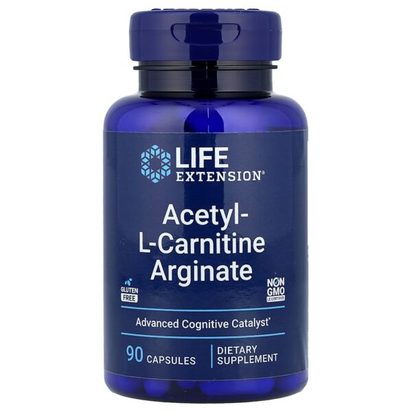 Life Extension - Arginato de Acetil-L-Carnitina 90 Cápsulas