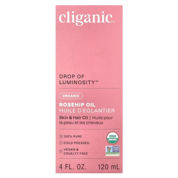 124.jpg Cliganic - Drop of Luminosity Óleo de Rosa-Mosqueta Orgânico 120 ml