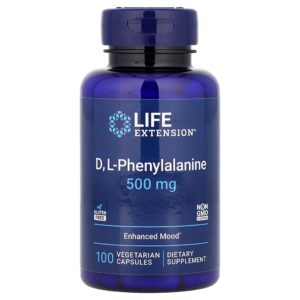 127.jpg Life Extension - D L-Fenilalanina 500 mg 100 Cápsulas Vegetarianas