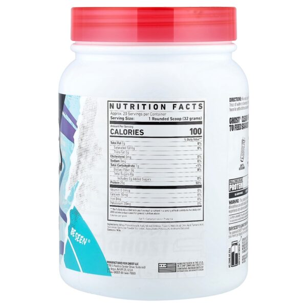 Ghost - Whey Isolado Framboesa Azul 640 g