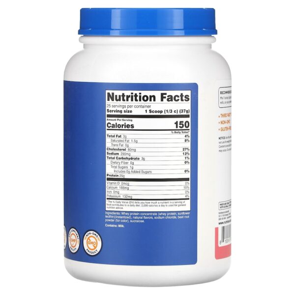 Nutricost - Whey Protein Concentrado Milkshake de Morango 907 g