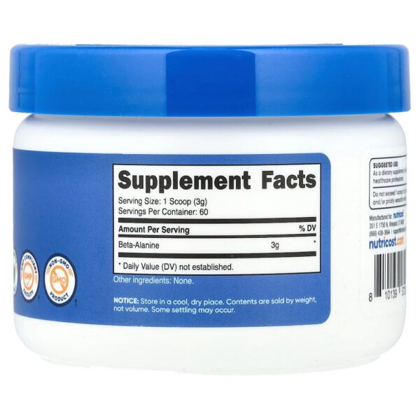 Nutricost - Beta-Alanina Sem Sabor 180 g