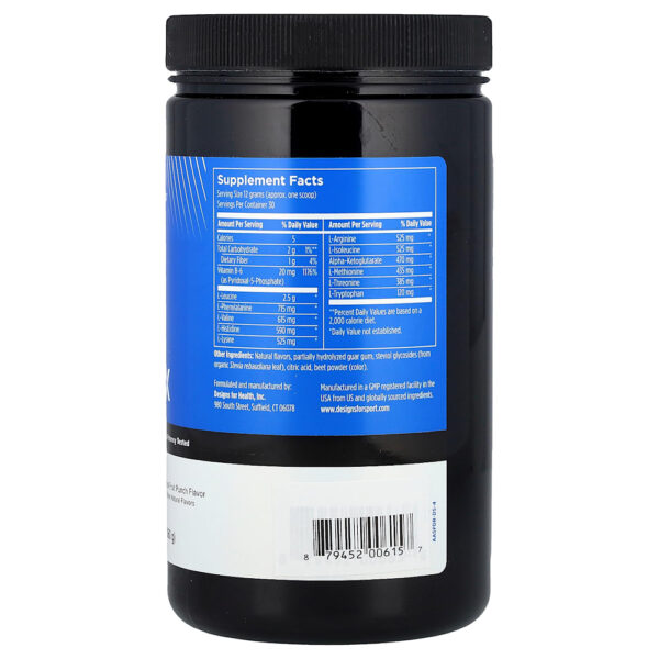 Designs For Health - Designs for Sport Complexo de Aminoácidos Ponche de Frutas 360 g