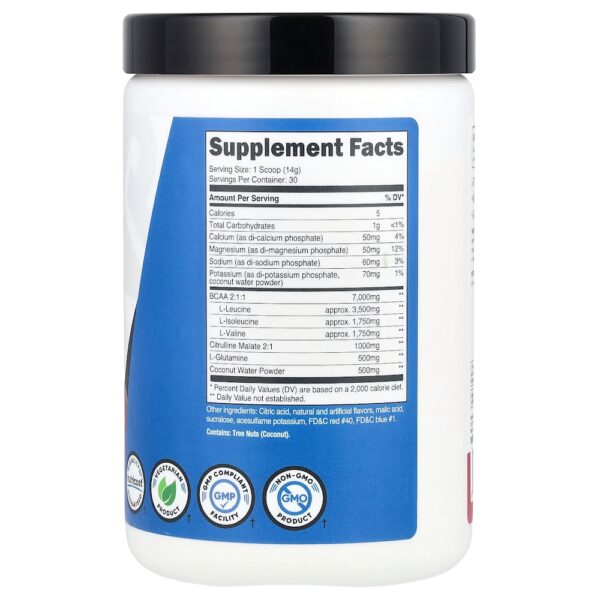 Nutricost - Performance BCAA+ Amora e Ameixa 423 g