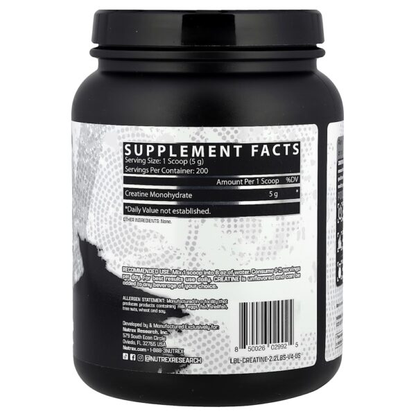 Nutrex Research - Creatina Mono-Hidratada Sem Sabor 1.000 g