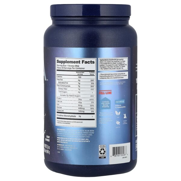 Vega - Proteína à Base de Plantas para Performance + Creatina Baunilha Cremosa 960 g (907 g 54 g)