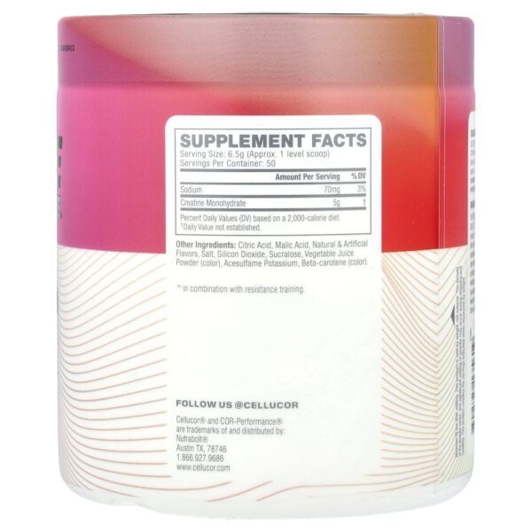 C4 / Cellucor - Creatina COR-Performance Ponche de Frutas 325 g