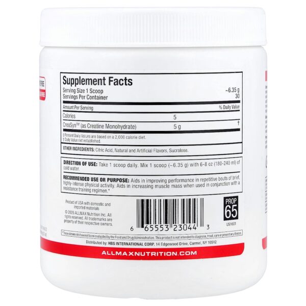 13-58.jpg ALLMAX - Creatina Classe Farmacêutica Ponche de Frutas Tropicais 190 g