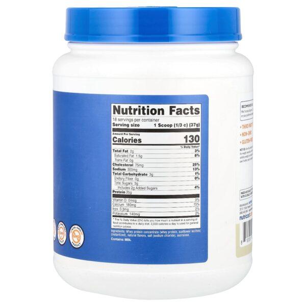Nutricost - Concentrado de Proteína Whey Baunilha 680 g