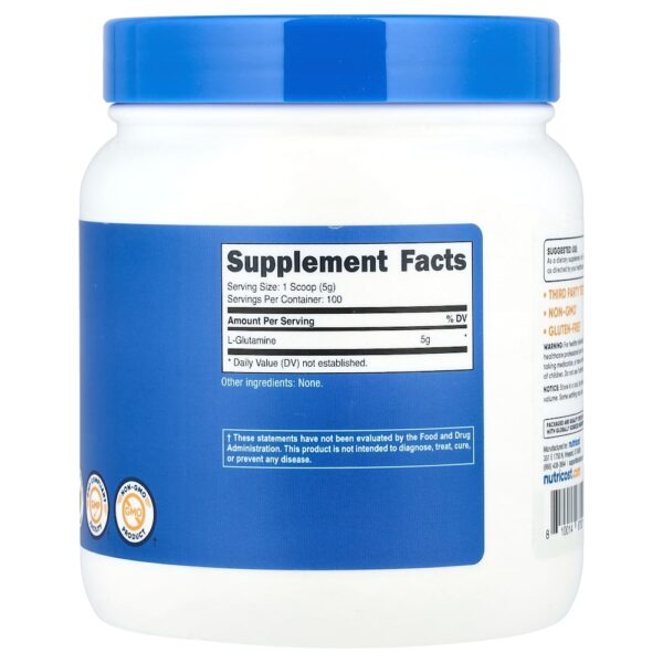 Nutricost - L-Glutamina Sem Sabor 500 g