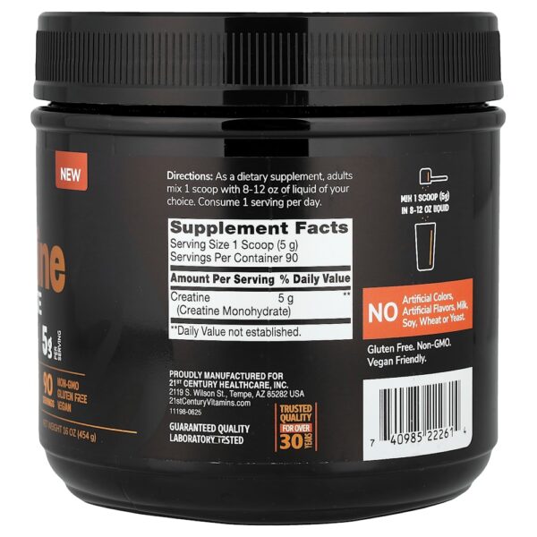21st Century - Full Fuel 365 Creatina Mono-Hidratada Sem Sabor 454 g