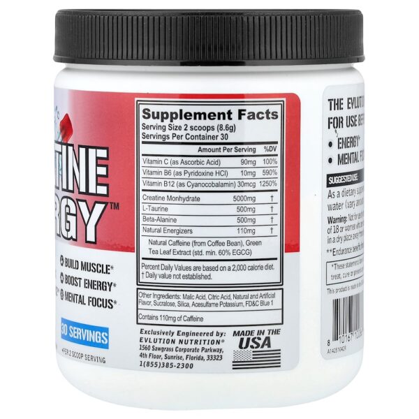 EVLution Nutrition - Creatine Energy Rocket Pop 258 g