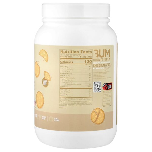 Raw Nutrition - Bum Itholate Protein Cookie de Baunilha e Aveia 825 g