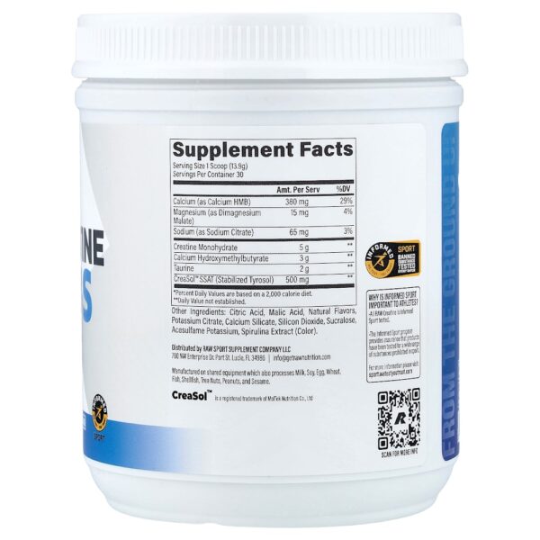 Raw Nutrition - Essentials Creatine Plus Framboesa Azul 417 g