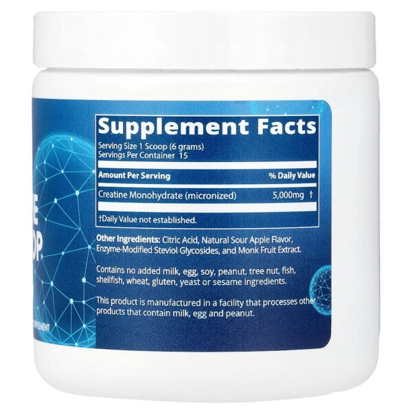 MRM Nutrition - Colher Medidora de Creatina Maçã Azeda 90 g