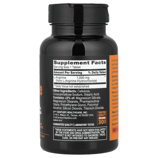 21st Century - Full Fuel 365 L-Arginina 1.000 mg 90 Comprimidos