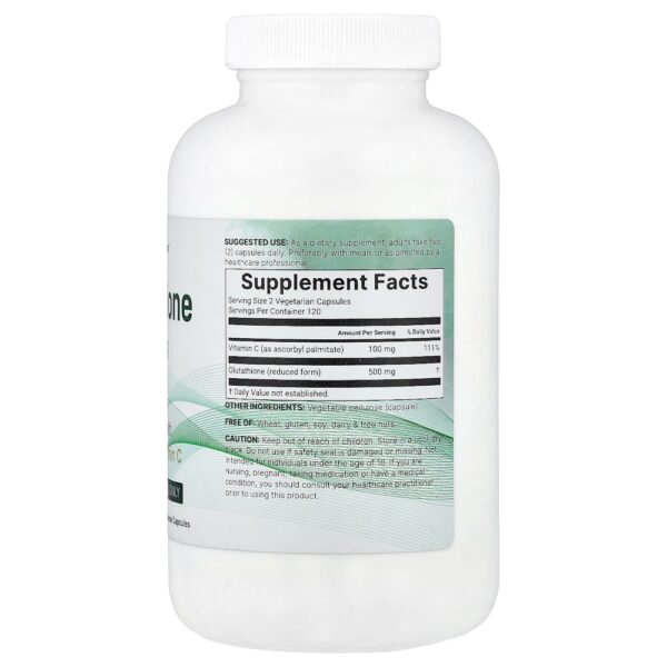 Micro Ingredients - Glutationa 240 Cápsulas Vegetarianas